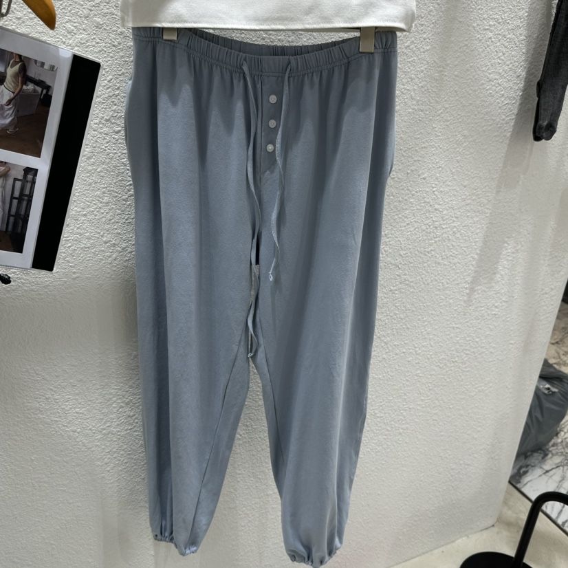 LUCY SALON韓國代購女士新品時尚推薦26春夏休閑休閑褲紐扣LUCY SALON休閑褲圖色1