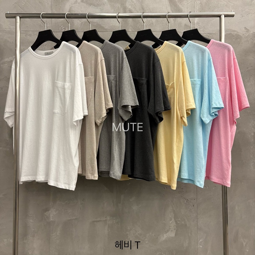 MUTE-P韓國直郵實拍女士新品26春夏熱賣休閑職業人氣T恤MUTET恤