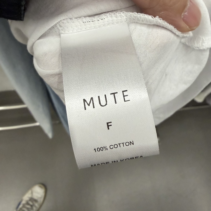 MUTE-P韓國直郵實拍女士新品26春夏熱賣休閑職業人氣T恤MUTET恤