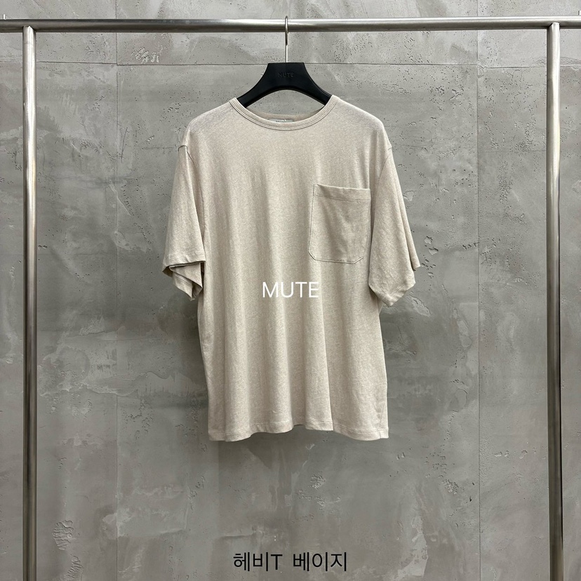 MUTE-P韓國直郵實拍女士新品26春夏熱賣休閑職業人氣T恤MUTET恤圖色2