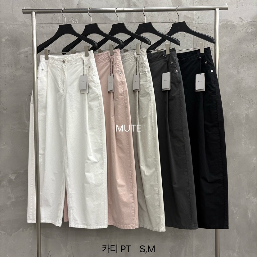 MUTE-P韓國直郵女士新款時尚職業26春夏休閑推薦熱賣休閑褲MUTE休閑褲