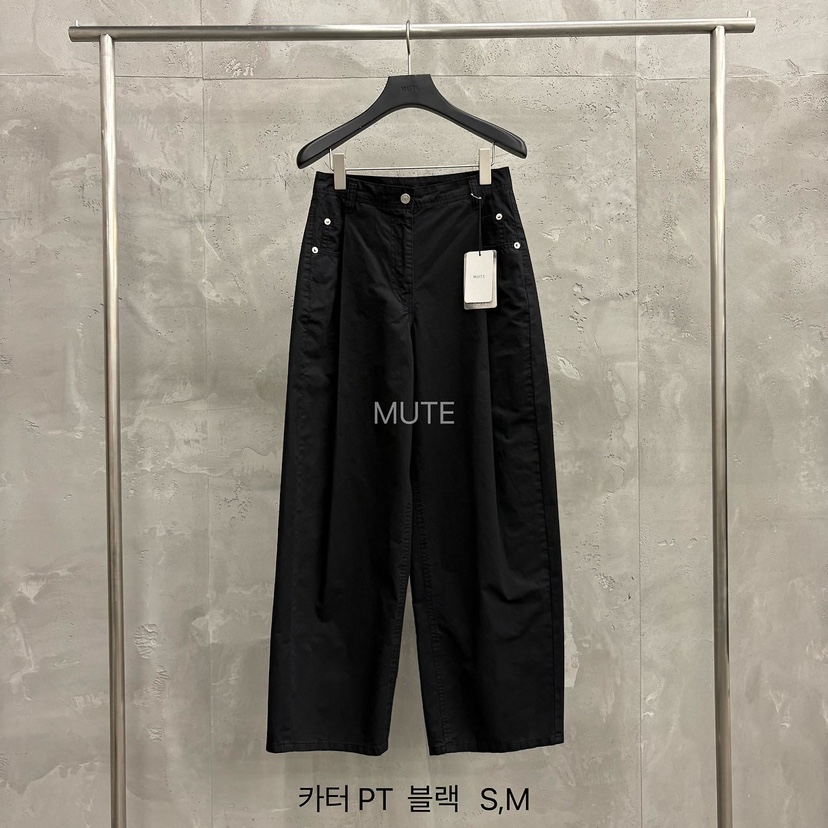 MUTE-P韓國直郵女士新款時尚職業26春夏休閑推薦熱賣休閑褲MUTE休閑褲圖色5黑色