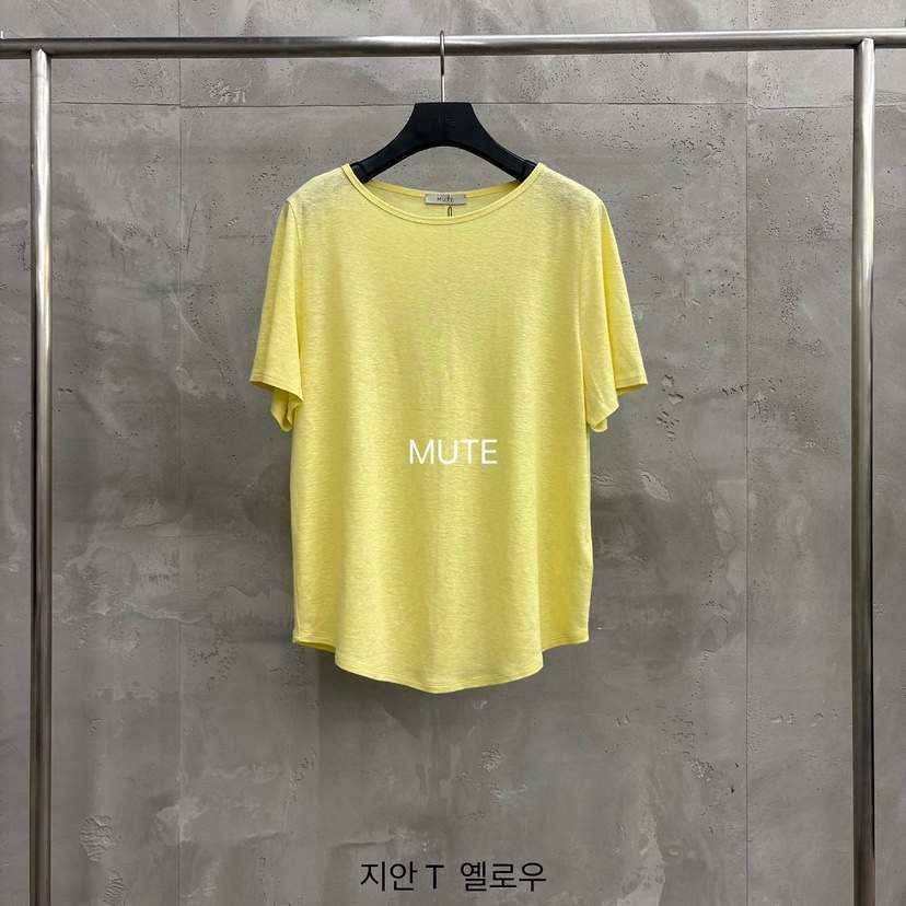 MUTE-P韓國東大門直郵女裝新款推薦時尚熱賣休閑人氣T恤MUTET恤圖色2