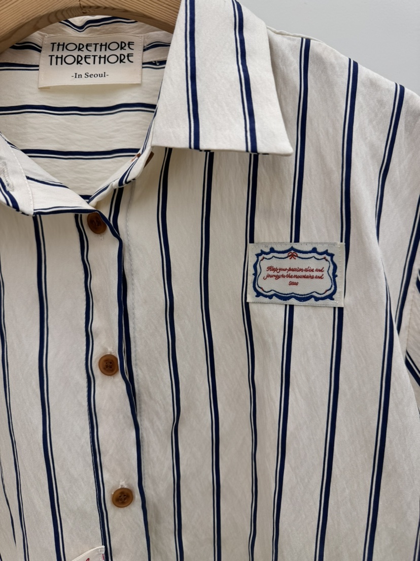 THORE韓國直郵女士新款時尚熱賣人氣休閑推薦26春夏襯衫蕾絲衫THORE襯衫/蕾絲衫