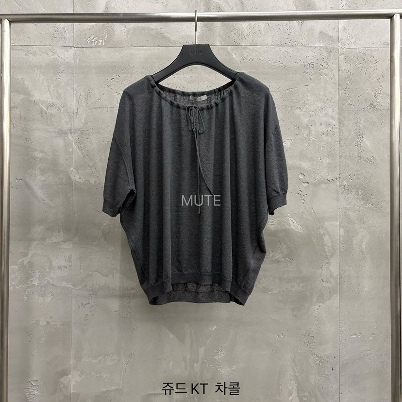 MUTE-P韓國東大門代購女士新品時尚26春夏休閑襯衫蕾絲衫MUTE襯衫/蕾絲衫圖色3墨色
