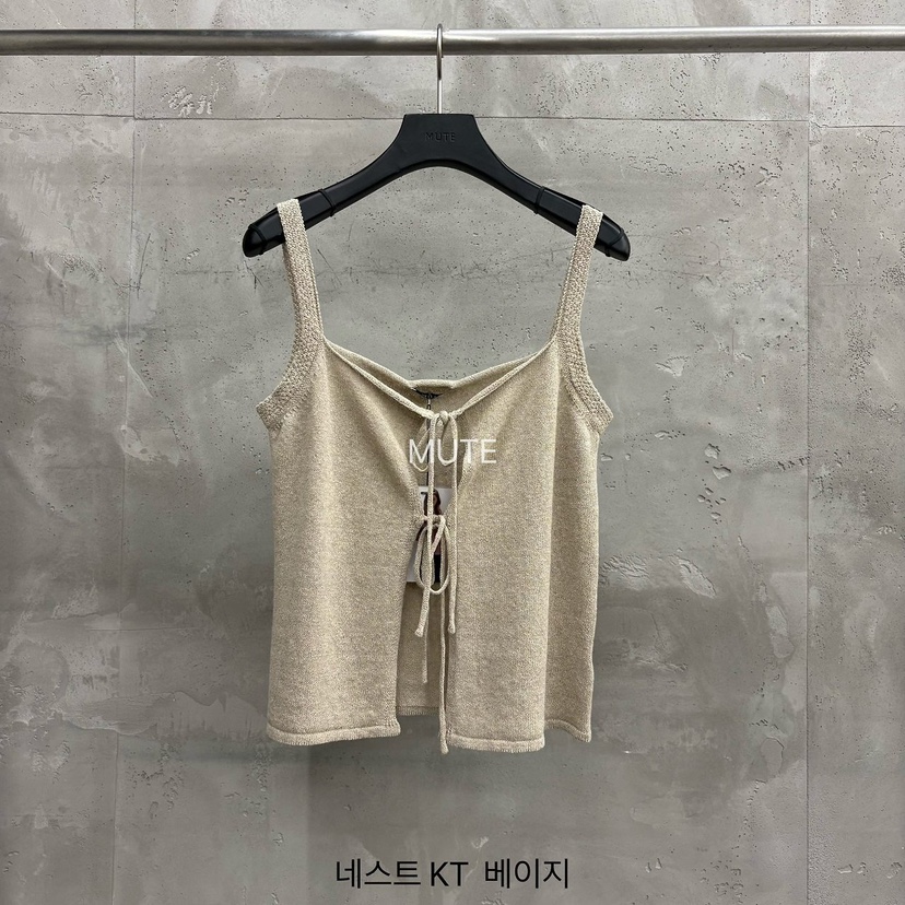 MUTE-P韓國東大門直郵女裝新款熱賣時尚人氣休閑吊帶背心MUTE吊帶/背心圖色2