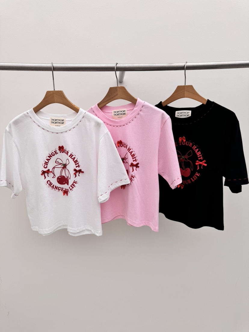 THORE韓國直郵實拍女士新款人氣26春夏時尚推薦休閑熱賣T恤THORET恤