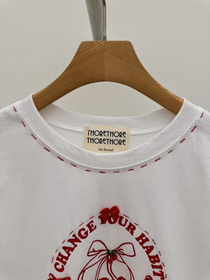 THORE韓國直郵實拍女士新款人氣26春夏時尚推薦休閑熱賣T恤THORET恤
