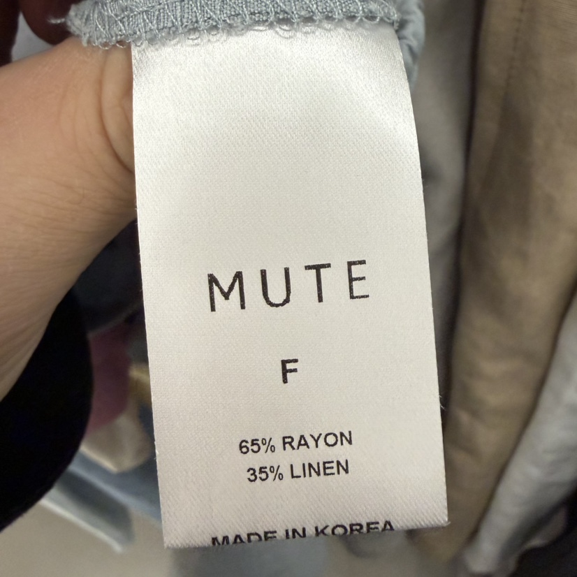 MUTE-P韓國代購女裝新款熱賣休閑人氣職業26春夏推薦短褲MUTE短褲