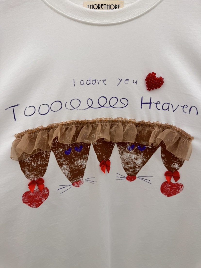 THORE韓國東大門直郵女士新款推薦職業休閑26春夏熱賣T恤THORET恤