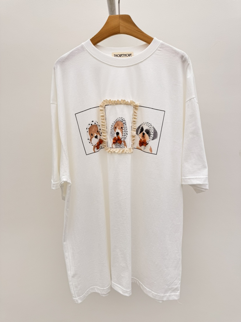 THORE韓國直郵實拍女士新款人氣休閑職業時尚熱賣推薦T恤THORET恤圖色1