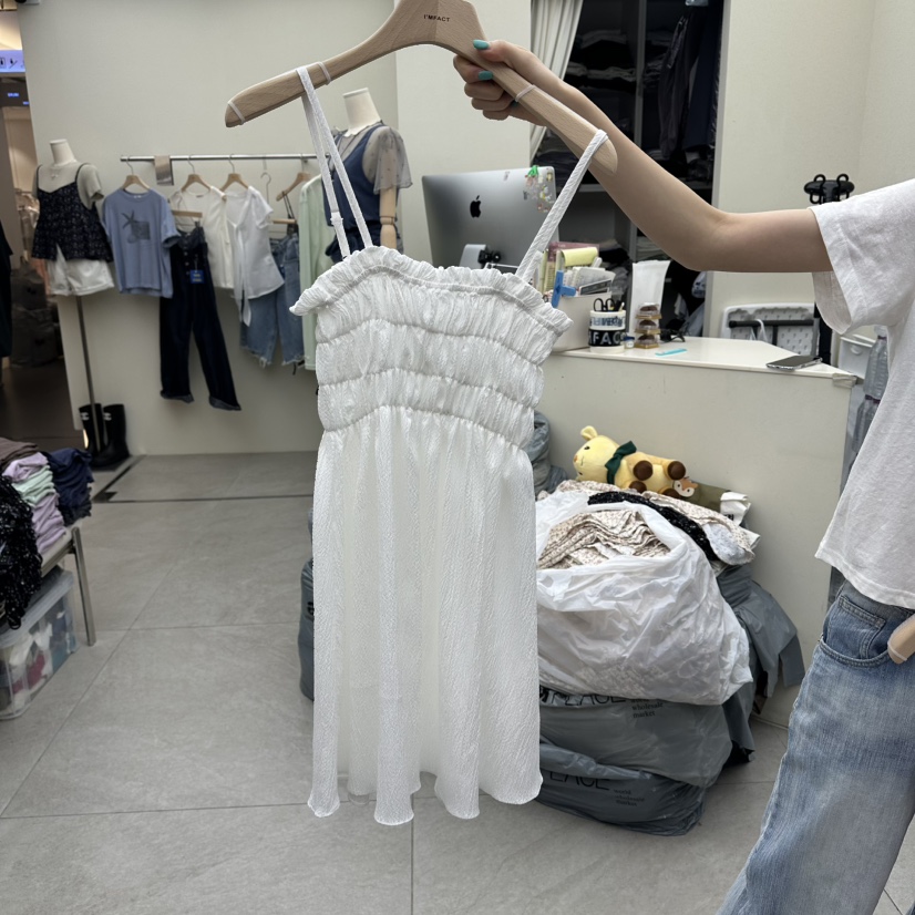 I MFACT韓國直郵女裝新款熱賣推薦時尚人氣26春夏吊帶背心I MFACT吊帶/背心圖色1