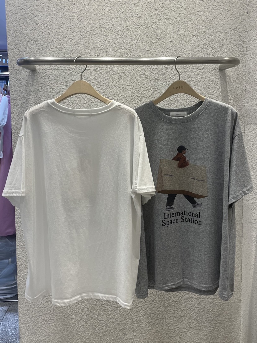 BABEL韓國直郵實拍女裝新品人氣職業推薦休閑熱賣26春夏T恤BABELT恤