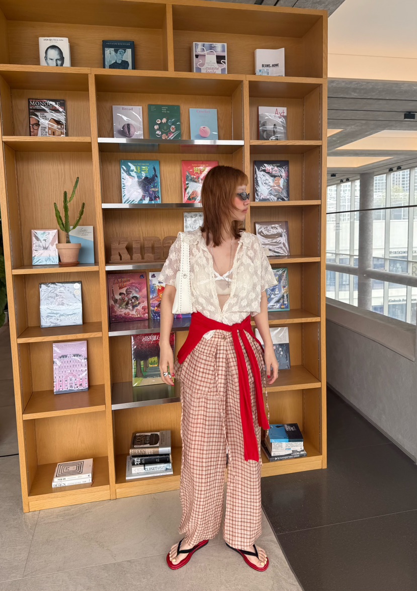 DENVER韓國直郵女士新款26春夏休閑推薦人氣熱賣襯衫蕾絲衫DENVER襯衫/蕾絲衫