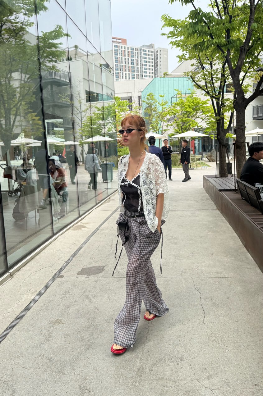 DENVER韓國直郵女士新款26春夏休閑推薦人氣熱賣襯衫蕾絲衫DENVER襯衫/蕾絲衫