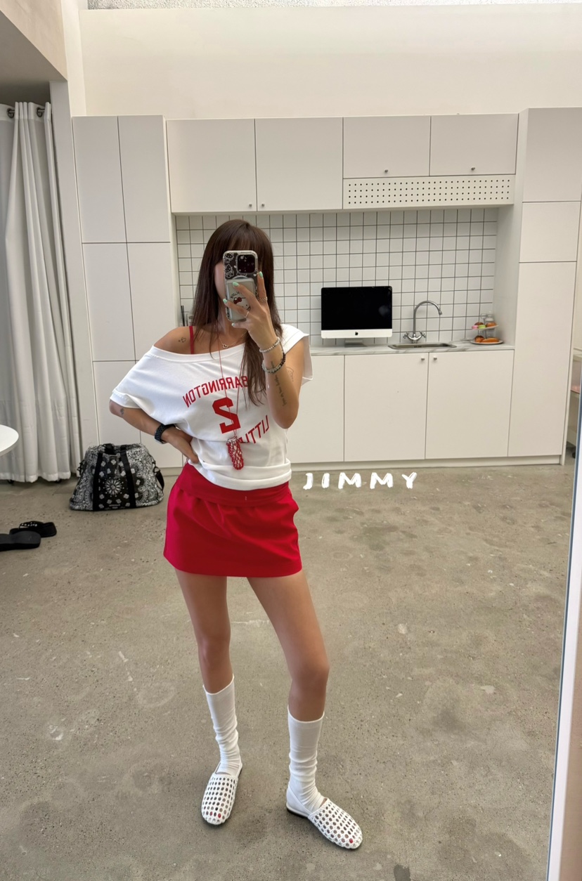 JIMMY韓國直郵實拍女裝新品熱賣時尚職業推薦人氣休閑短裙JIMMY/REMAKE短裙