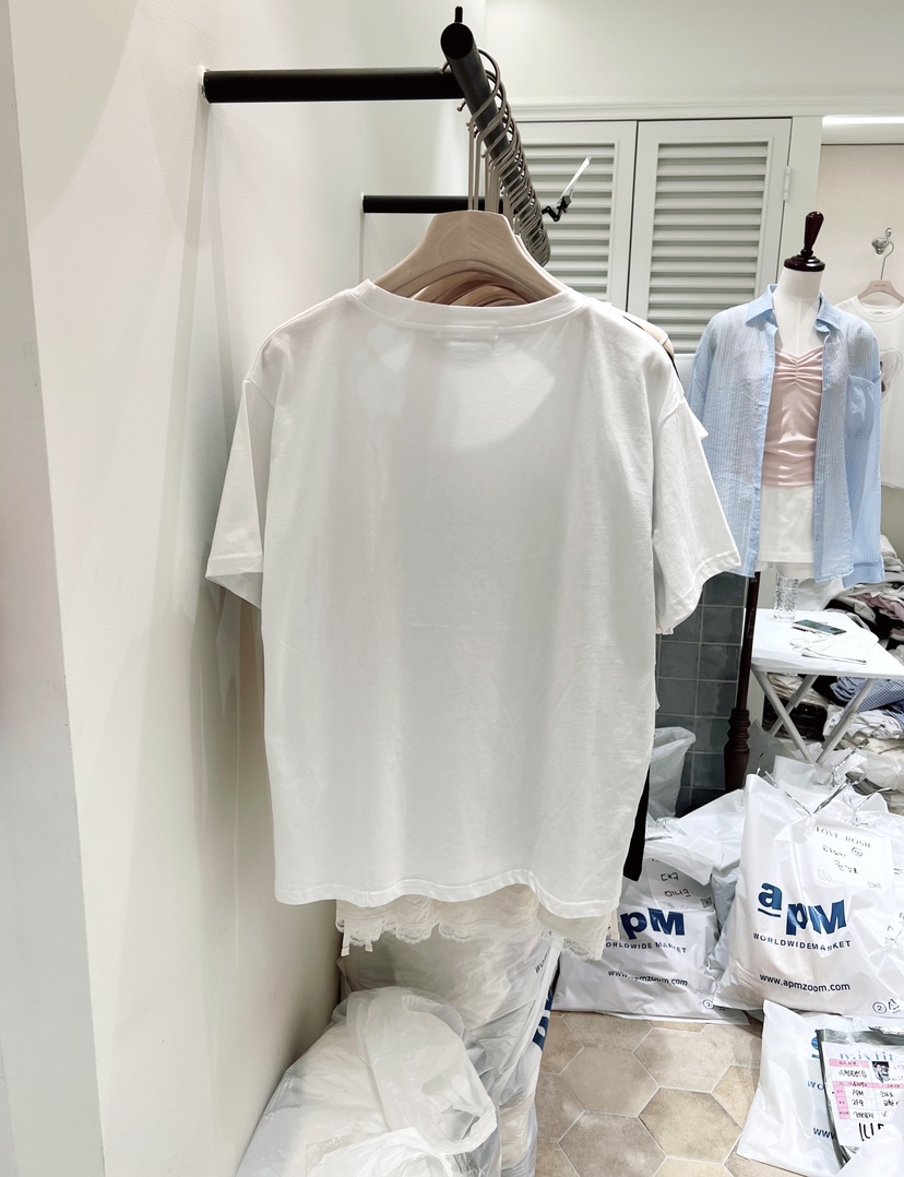 LOVE ROSIE韓國東大門直郵女裝新品時尚休閑推薦人氣T恤LOVE ROSIET恤