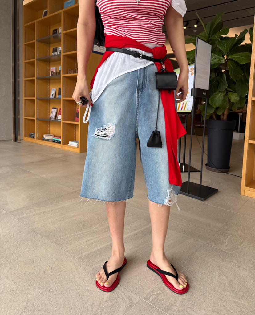 DENVER韓國直郵女裝新品休閑26春夏推薦人氣職業時尚短褲DENVER短褲