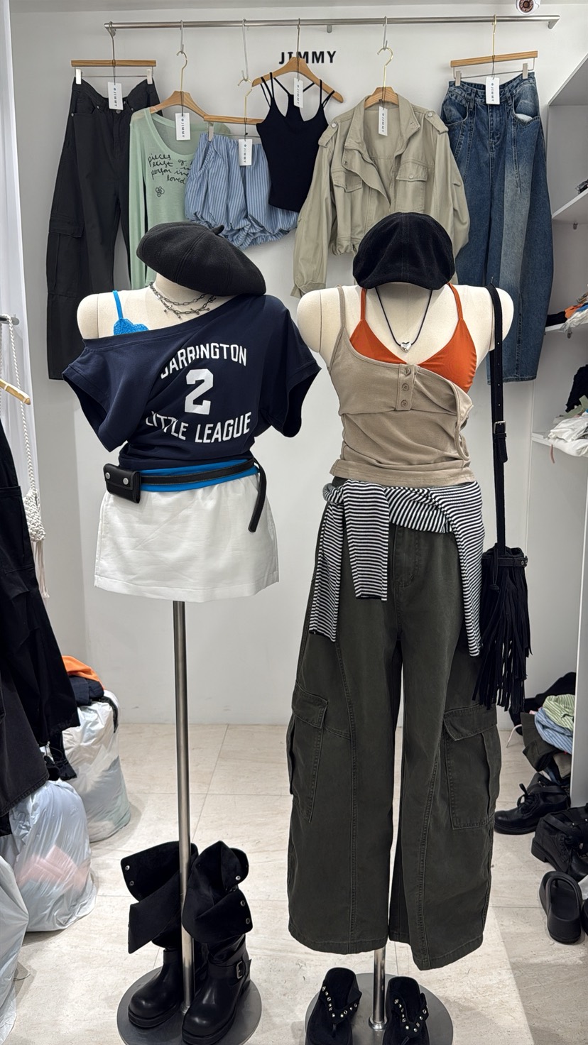 JIMMY韓國東大門直郵女裝新款熱賣推薦26春夏職業時尚T恤JIMMY/REMAKET恤