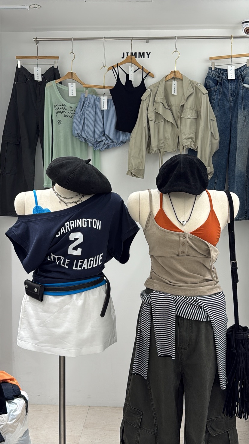 JIMMY韓國東大門直郵女裝新款熱賣推薦26春夏職業時尚T恤JIMMY/REMAKET恤