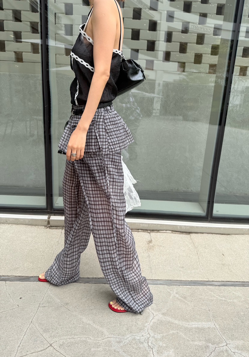 DENVER韓國東大門直郵女士新款時尚26春夏人氣休閑休閑褲DENVER休閑褲