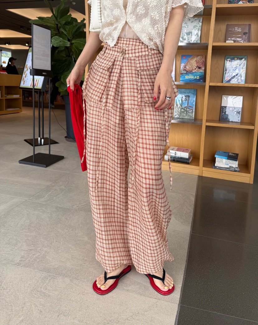 DENVER韓國東大門直郵女士新款時尚26春夏人氣休閑休閑褲DENVER休閑褲圖色2