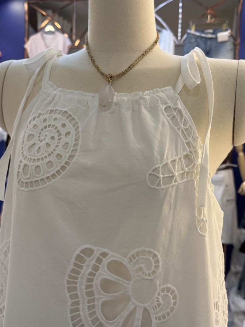 SYMBOL韓國直郵女士新款熱賣26春夏推薦職業休閑連衣裙刺繡SYMBOL連衣裙