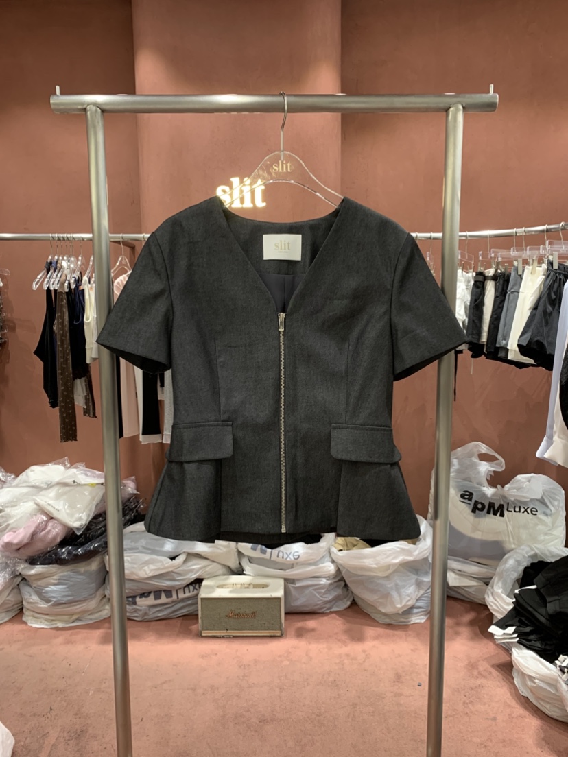 SLIT韓國代購女裝新品時尚26春夏人氣推薦熱賣職業休閑夾克SLIT夾克圖色2