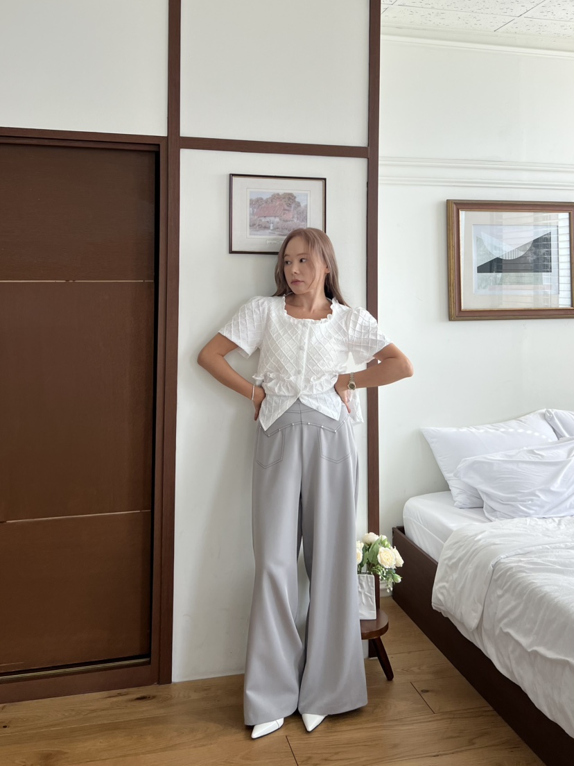 BOLD韓國東大門代購女士新款職業休閑26春夏人氣襯衫蕾絲衫BOLD襯衫/蕾絲衫