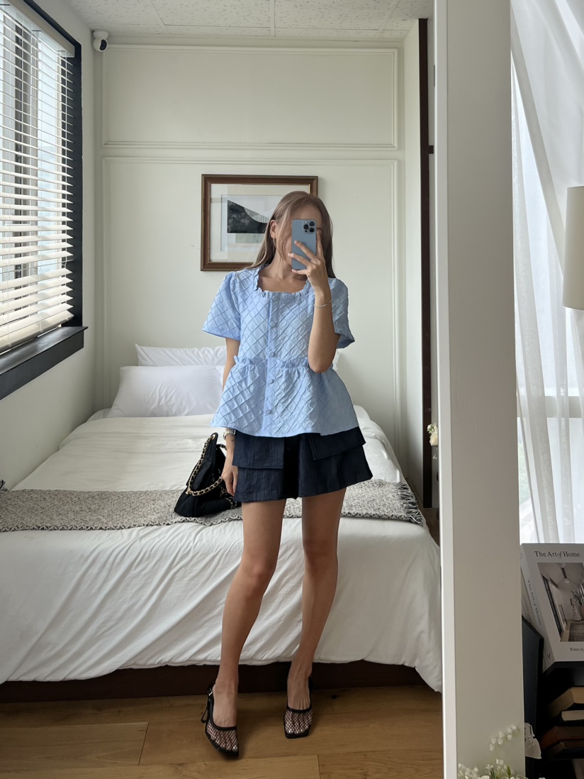 BOLD韓國東大門代購女士新款職業休閑26春夏人氣襯衫蕾絲衫BOLD襯衫/蕾絲衫