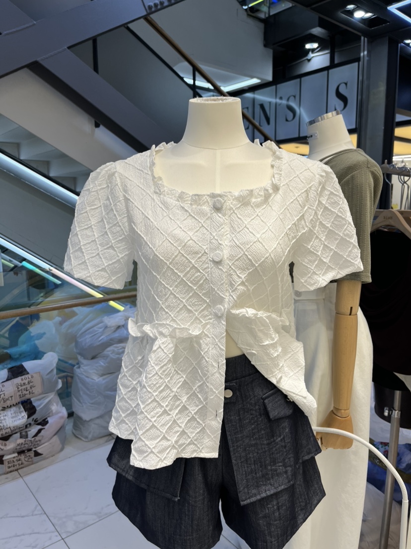 BOLD韓國東大門代購女士新款職業休閑26春夏人氣襯衫蕾絲衫BOLD襯衫/蕾絲衫圖色1