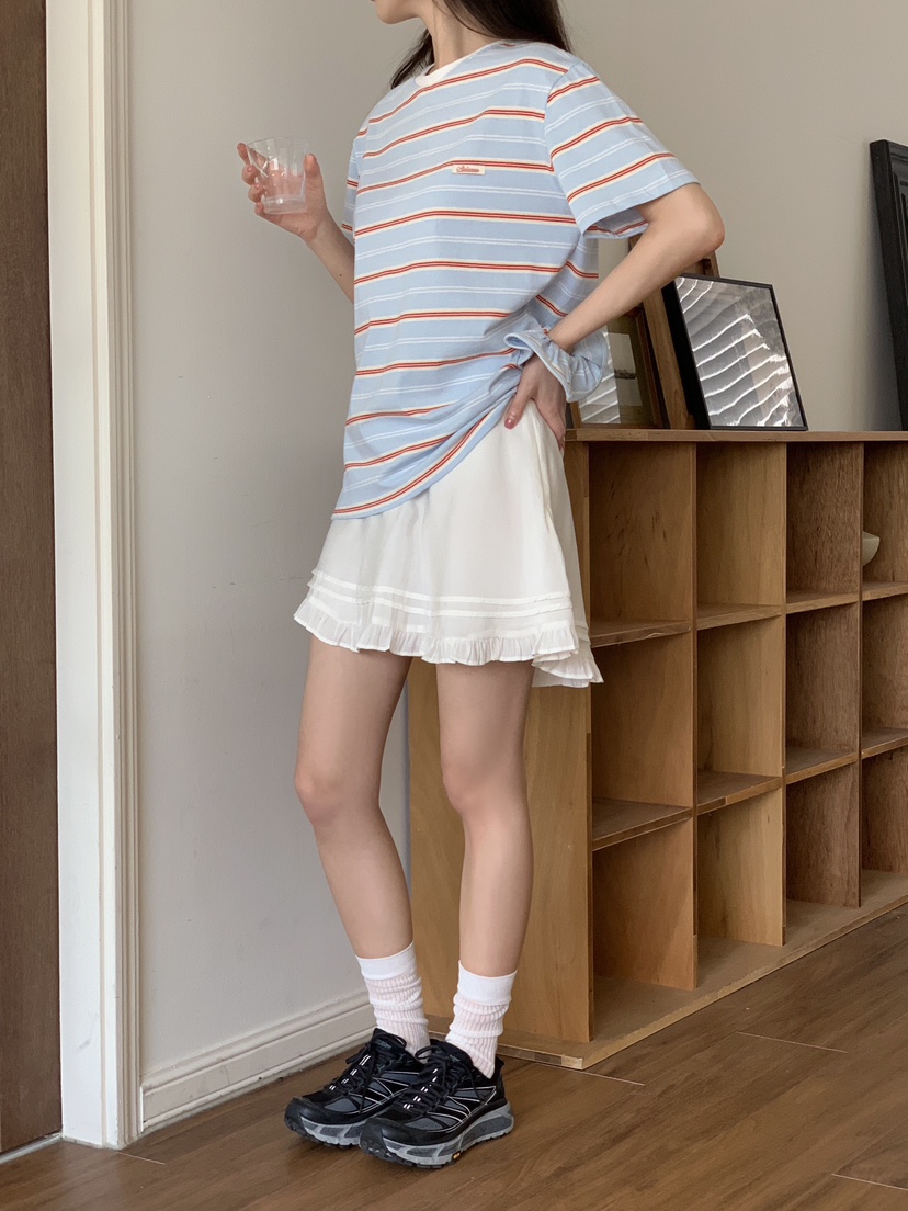 FORMSTUDIO/ATELIENNE韓國直郵女裝新款26春夏人氣T恤條紋FORMSTUDIO/ATELIENNET恤