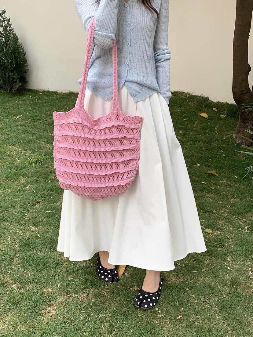 POSH BLUE韓國東大門直郵女士新品推薦單肩斜跨包荷葉邊POSH BLUE單肩/斜跨包