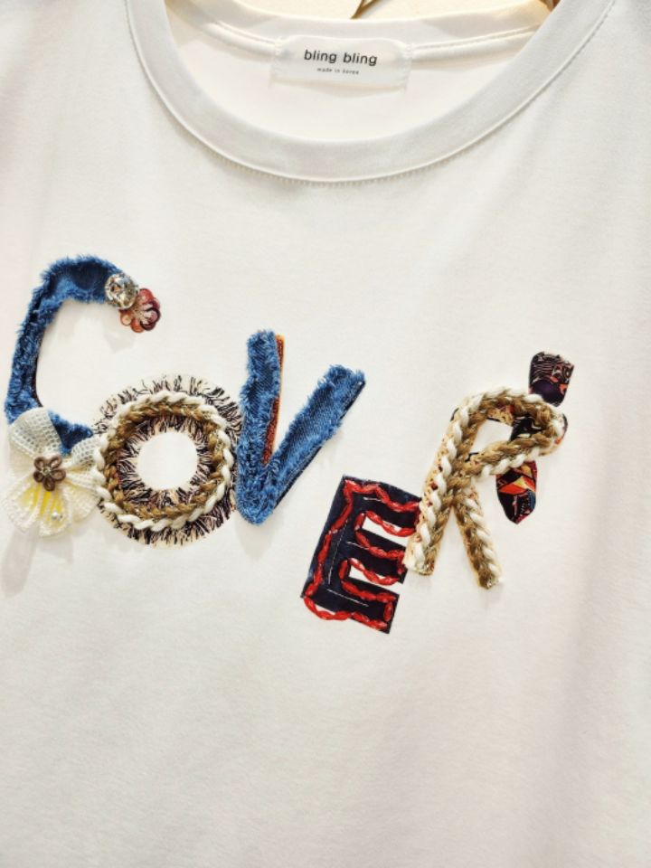 BLING BLING-S/RICO韓國直郵女士新品職業熱賣26春夏T恤BLING BLING-S/RICOT恤