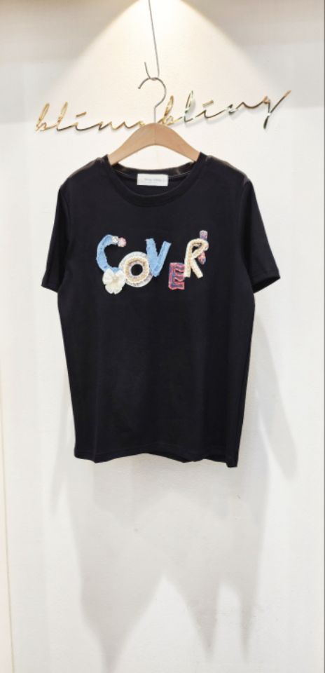 BLING BLING-S/RICO韓國直郵女士新品職業熱賣26春夏T恤BLING BLING-S/RICOT恤圖色1