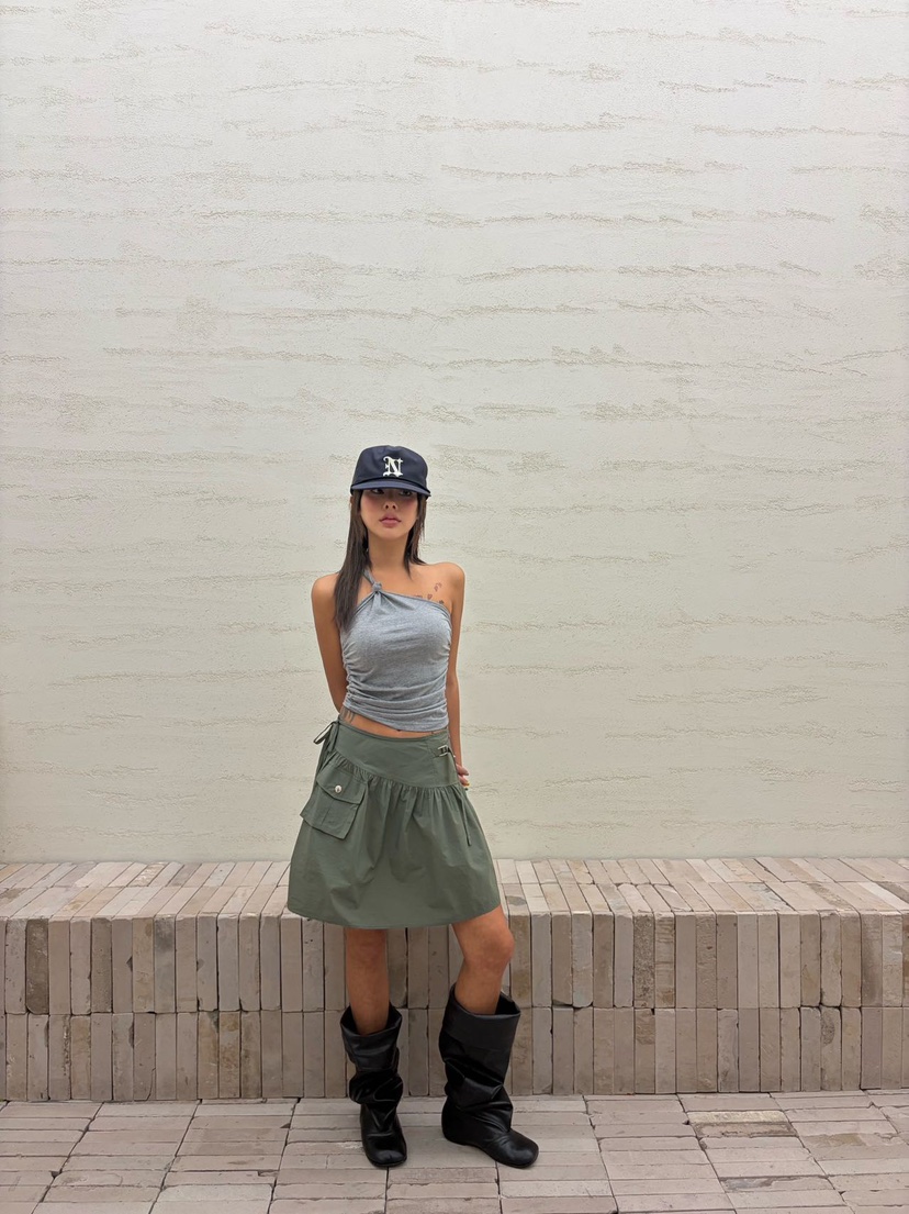 CUCUMBER韓國直郵女士新品26春夏人氣休閑熱賣時尚職業短裙CUCUMBER短裙