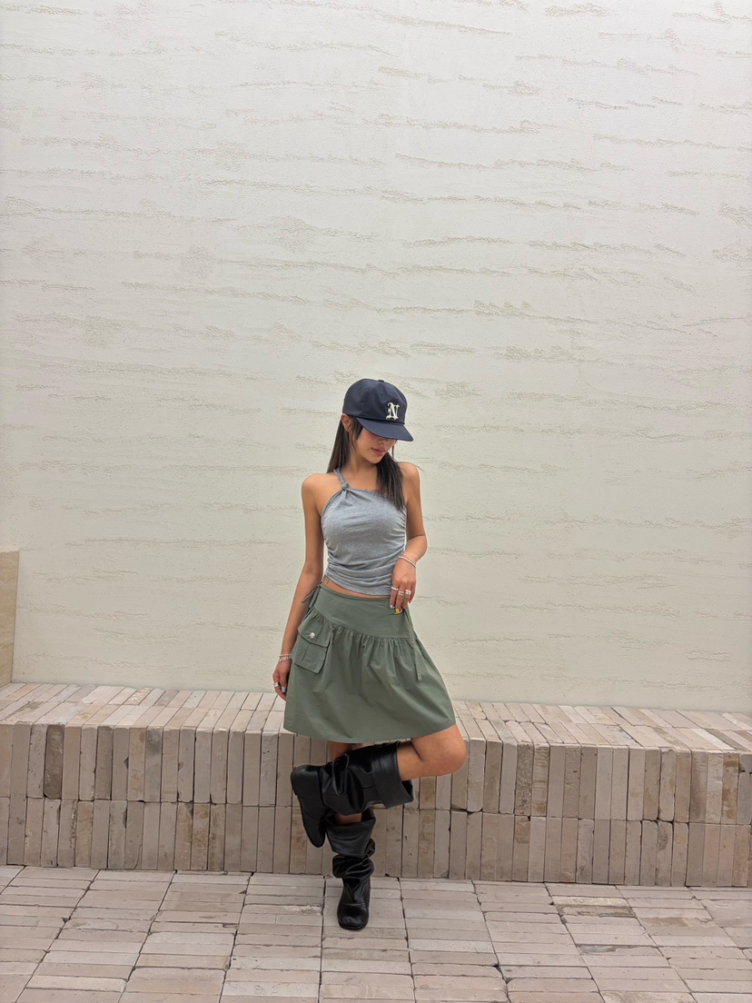 CUCUMBER韓國直郵女士新品26春夏人氣休閑熱賣時尚職業短裙CUCUMBER短裙