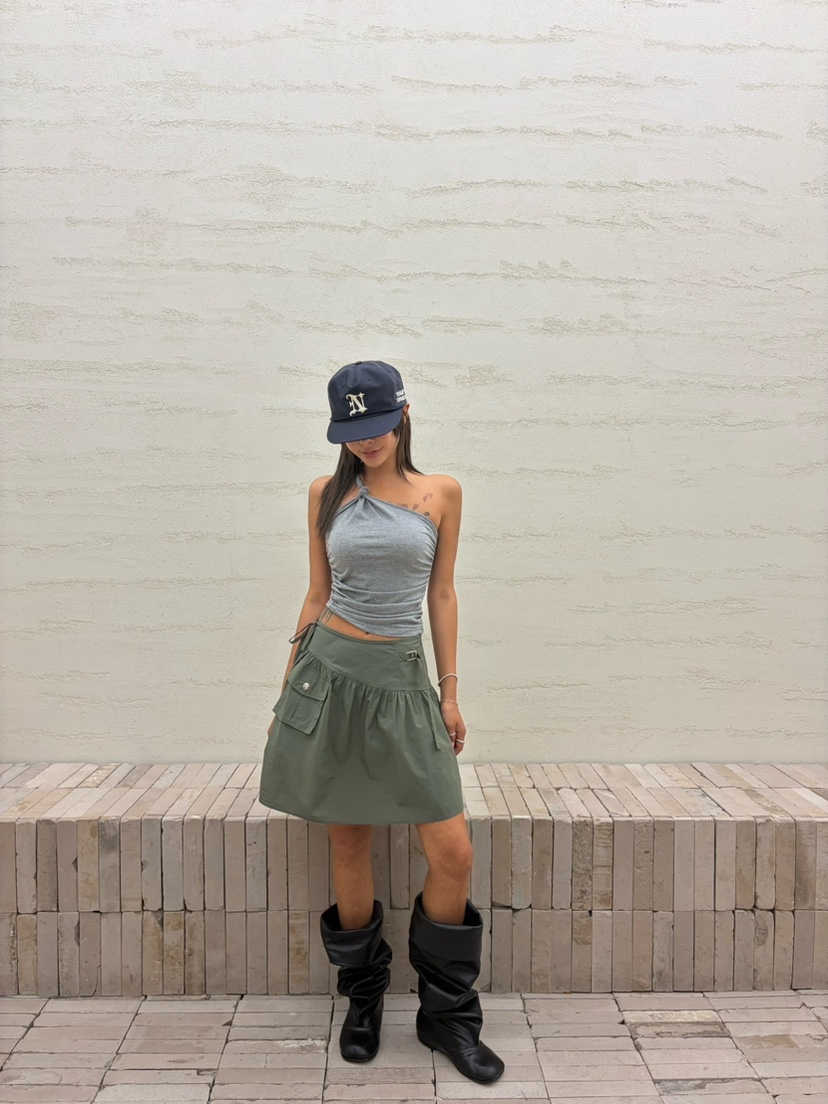 CUCUMBER韓國直郵女士新品26春夏人氣休閑熱賣時尚職業短裙CUCUMBER短裙