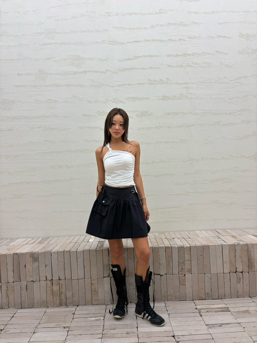 CUCUMBER韓國直郵女士新品26春夏人氣休閑熱賣時尚職業短裙CUCUMBER短裙