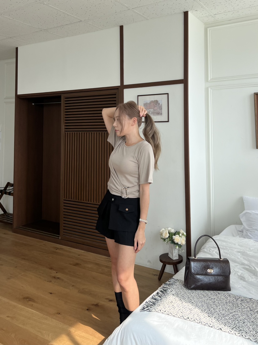 BOLD韓國東大門直郵女士新品26春夏休閑推薦職業人氣短褲BOLD短褲