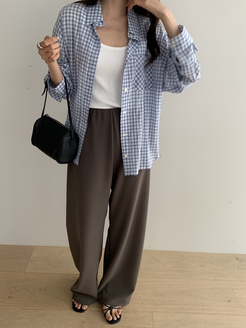 NOTICE韓國直郵實拍女裝新款職業人氣推薦時尚休閑休閑褲NOTICE休閑褲