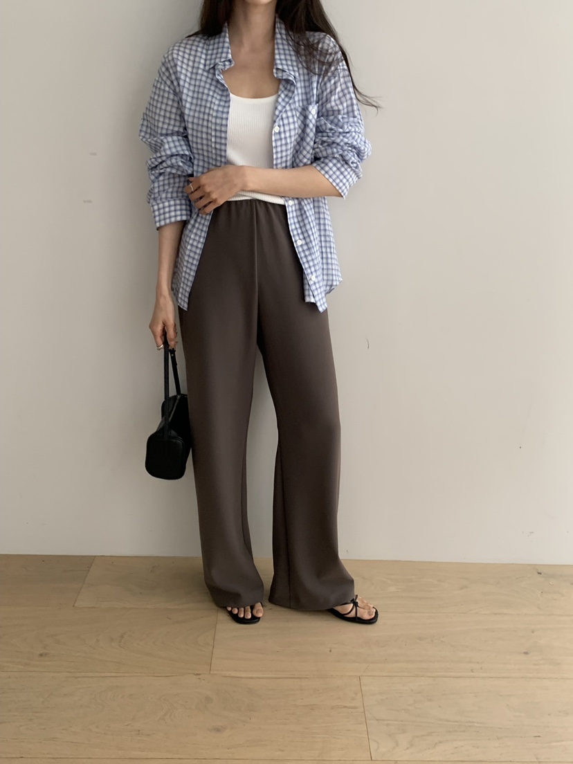 NOTICE韓國直郵實拍女裝新款職業人氣推薦時尚休閑休閑褲NOTICE休閑褲