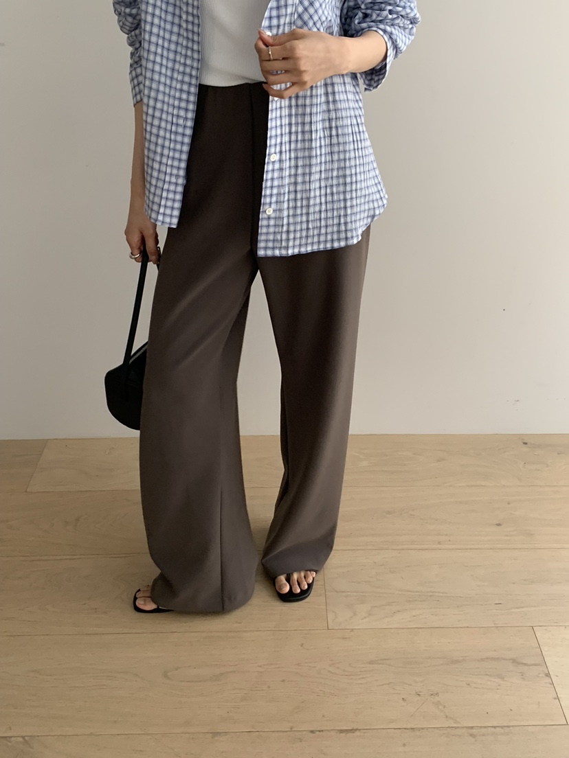 NOTICE韓國直郵實拍女裝新款職業人氣推薦時尚休閑休閑褲NOTICE休閑褲