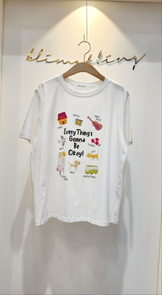 BLING BLING-S/RICO韓國直郵女士新品熱賣推薦26春夏T恤BLING BLING-S/RICOT恤圖色1