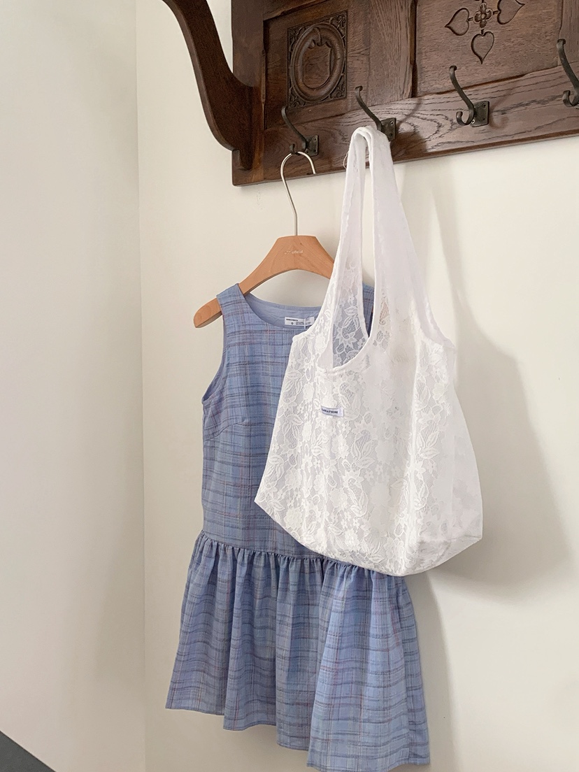 POSH BLUE韓國直郵女士新款推薦休閑職業單肩斜跨包蕾絲POSH BLUE單肩/斜跨包