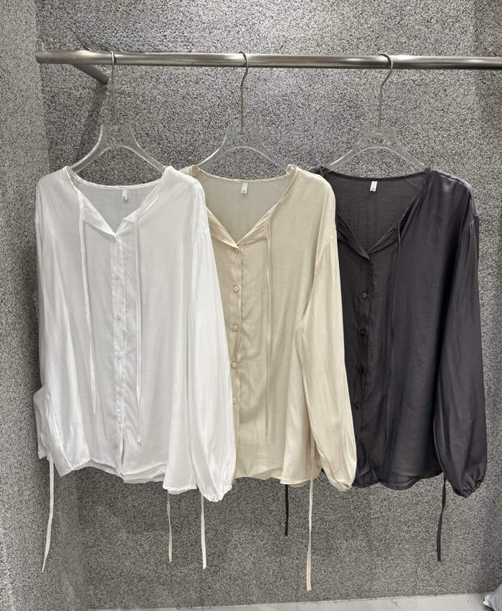 UNA/THE MAY韓國東大門直郵女裝新款推薦襯衫蕾絲衫圍巾THEMAY/UNA襯衫/蕾絲衫圖色2左二色