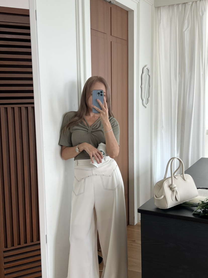 BOLD韓國直郵實拍女裝新款時尚職業休閑人氣推薦26春夏休閑褲BOLD休閑褲