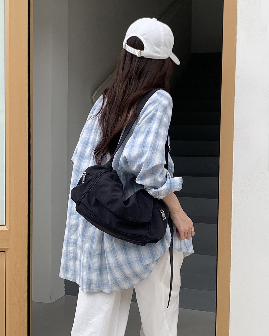 POSH BLUE韓國直郵女士新品職業推薦休閑單肩斜跨包口袋POSH BLUE單肩/斜跨包