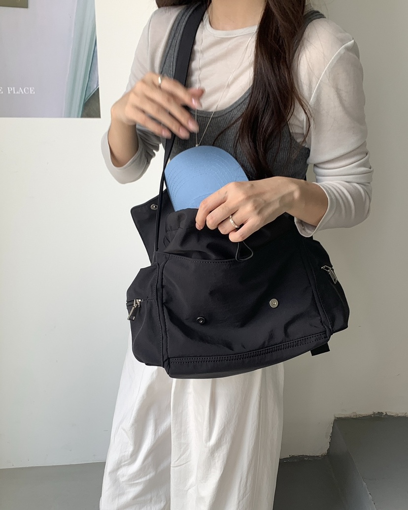 POSH BLUE韓國直郵女士新品職業推薦休閑單肩斜跨包口袋POSH BLUE單肩/斜跨包