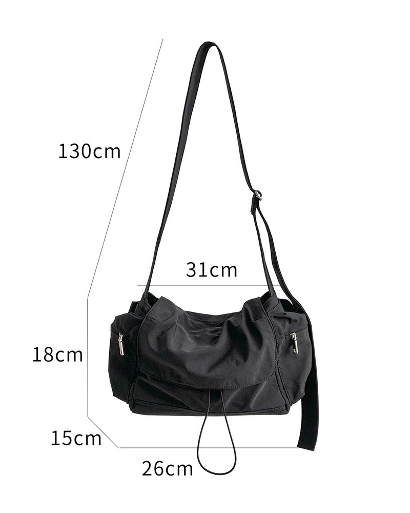 POSH BLUE韓國直郵女士新品職業推薦休閑單肩斜跨包口袋POSH BLUE單肩/斜跨包